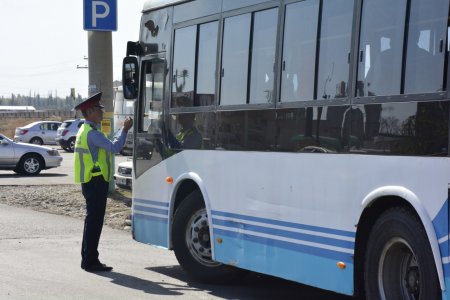 В Таразе задержан водитель маршрутного автобуса, лишенный водительских прав