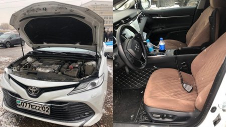Toyota Camry с поддельными номерами попалась полицейским