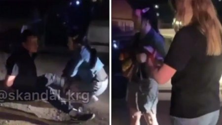 Пьяный лихач едва не врезался в пешеходов, уходя от полицейской погони в Караганде